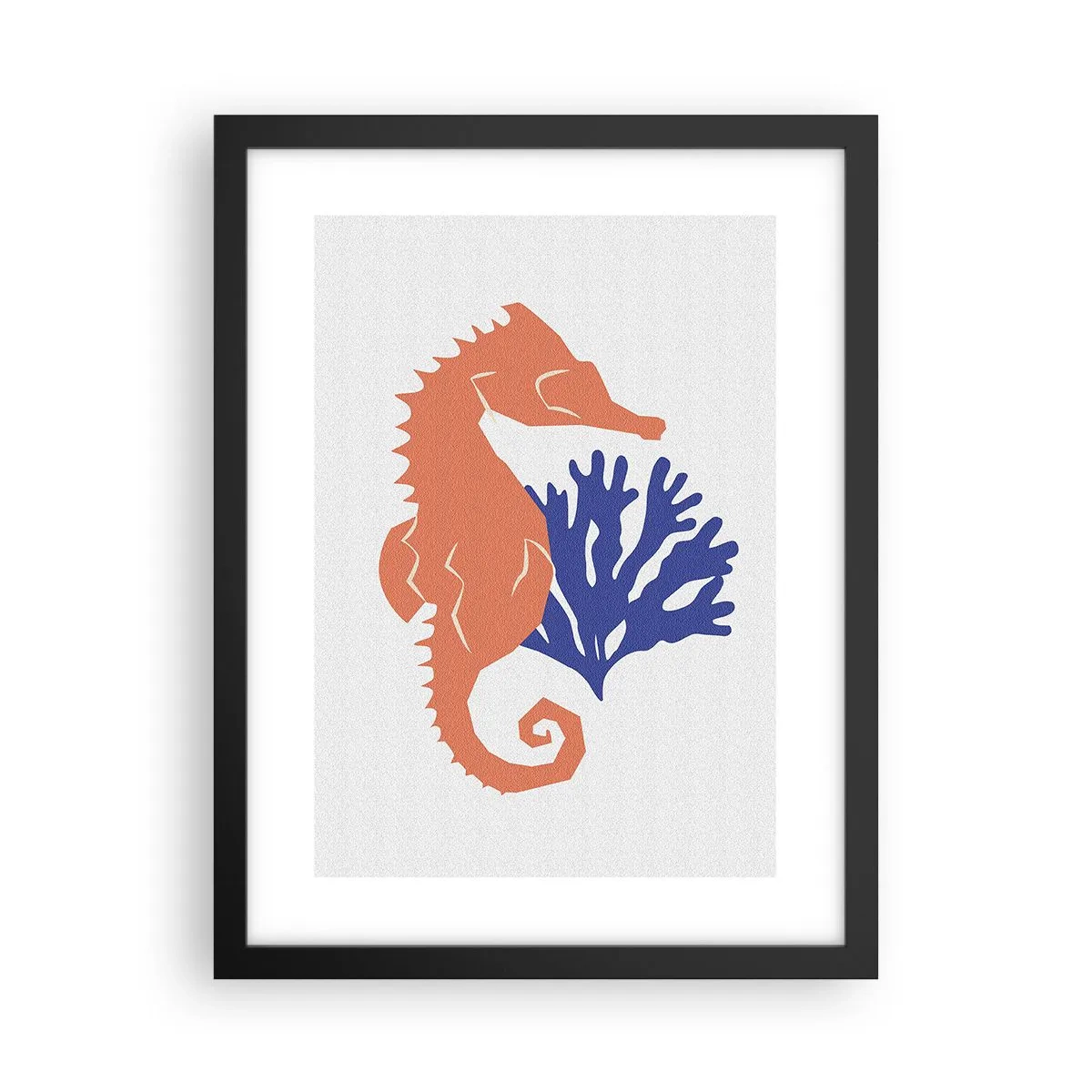 Poszter fehér keretben - Egy víz alatti réten - 30x40 cm