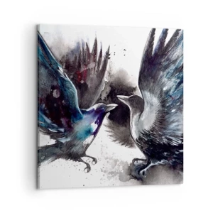 Vászonkép - Varjú a varjúnak… - 50x50 cm