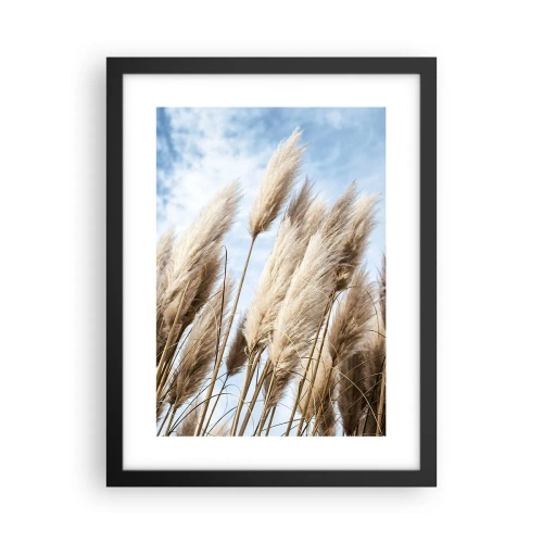 Poszter fehér keretben - Napos és szeles simogatás - 30x40 cm
