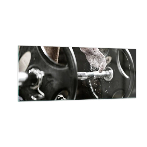 Üveg kép - Kihívás elfogadva! - 100x40 cm