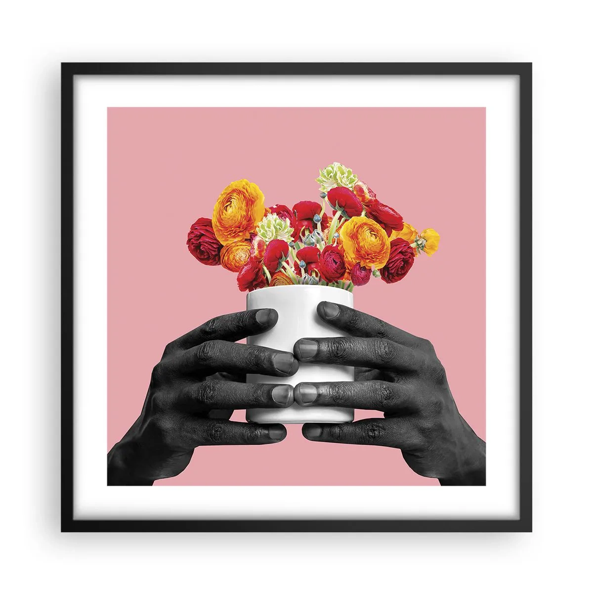 Poszter fehér keretben - Az élet apoteózisa - 50x50 cm