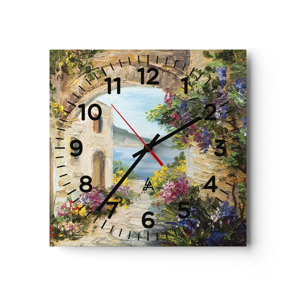 Falióra, Óra - Egy tengerparti vidék varázsa - 30x30 cm