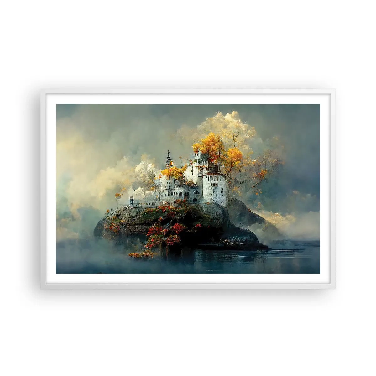 Poszter fekete keretben - Egy romantikus történet kezdete - 91x61 cm