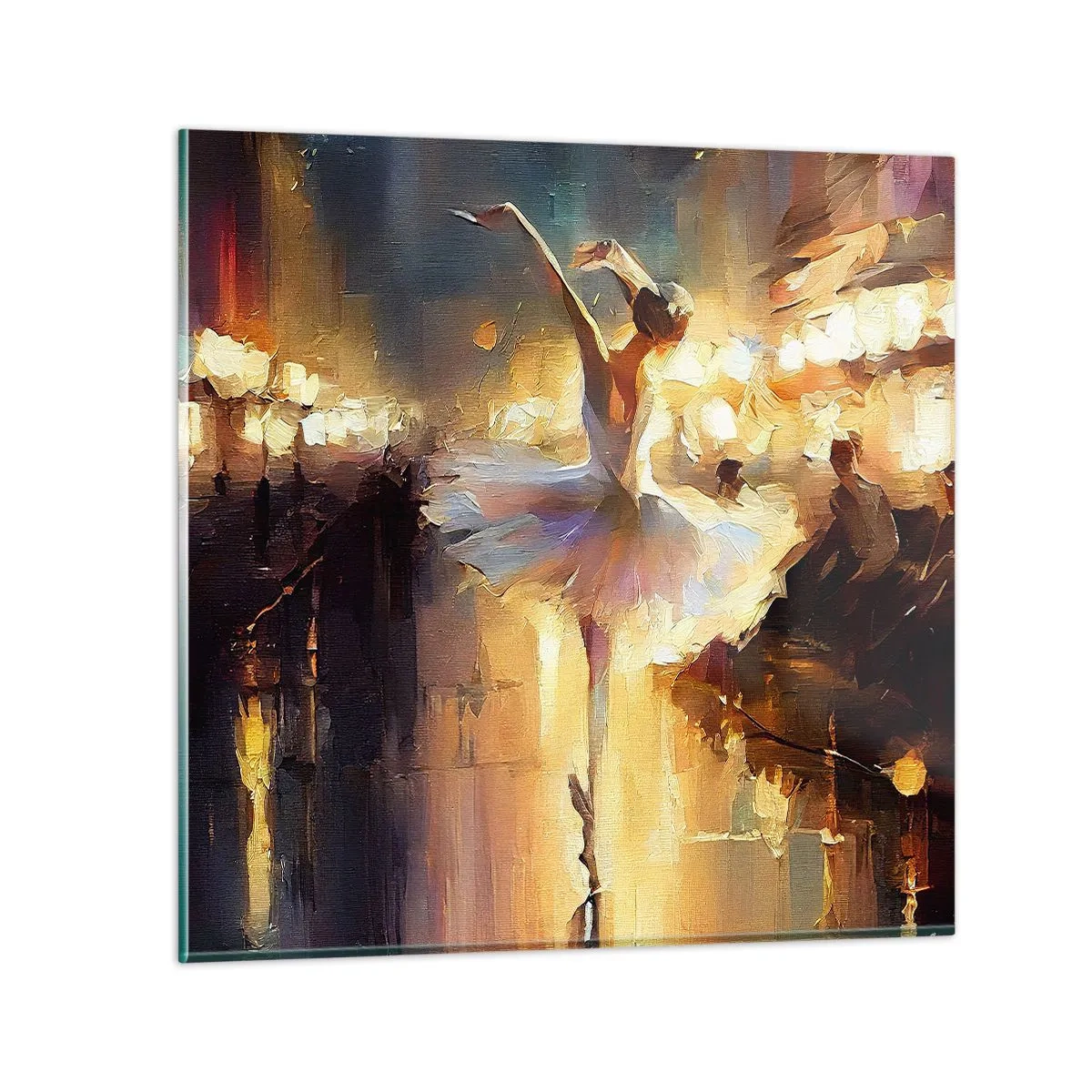 Üveg kép - Csoda az utcán - 50x50 cm