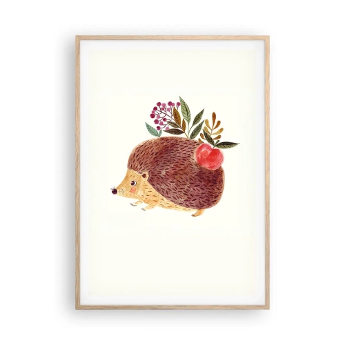 Poszter világos tölgy keretben - És máris kedvelsz engem - 70x100 cm