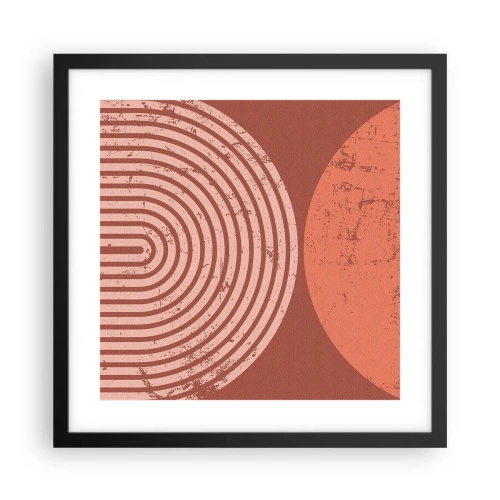 Poszter fehér keretben - Szoros kapcsolat - 40x40 cm