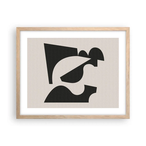 Poszter világos tölgy keretben - Önálló összeállításra - 50x40 cm