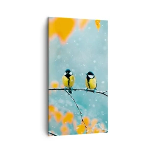 Vászonkép - Madárpletykák - 45x80 cm