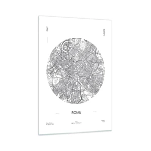 Üveg kép - Róma anatómiája - 70x100 cm