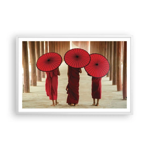 Poszter fekete keretben - Útban a Tiszta Föld felé - 91x61 cm