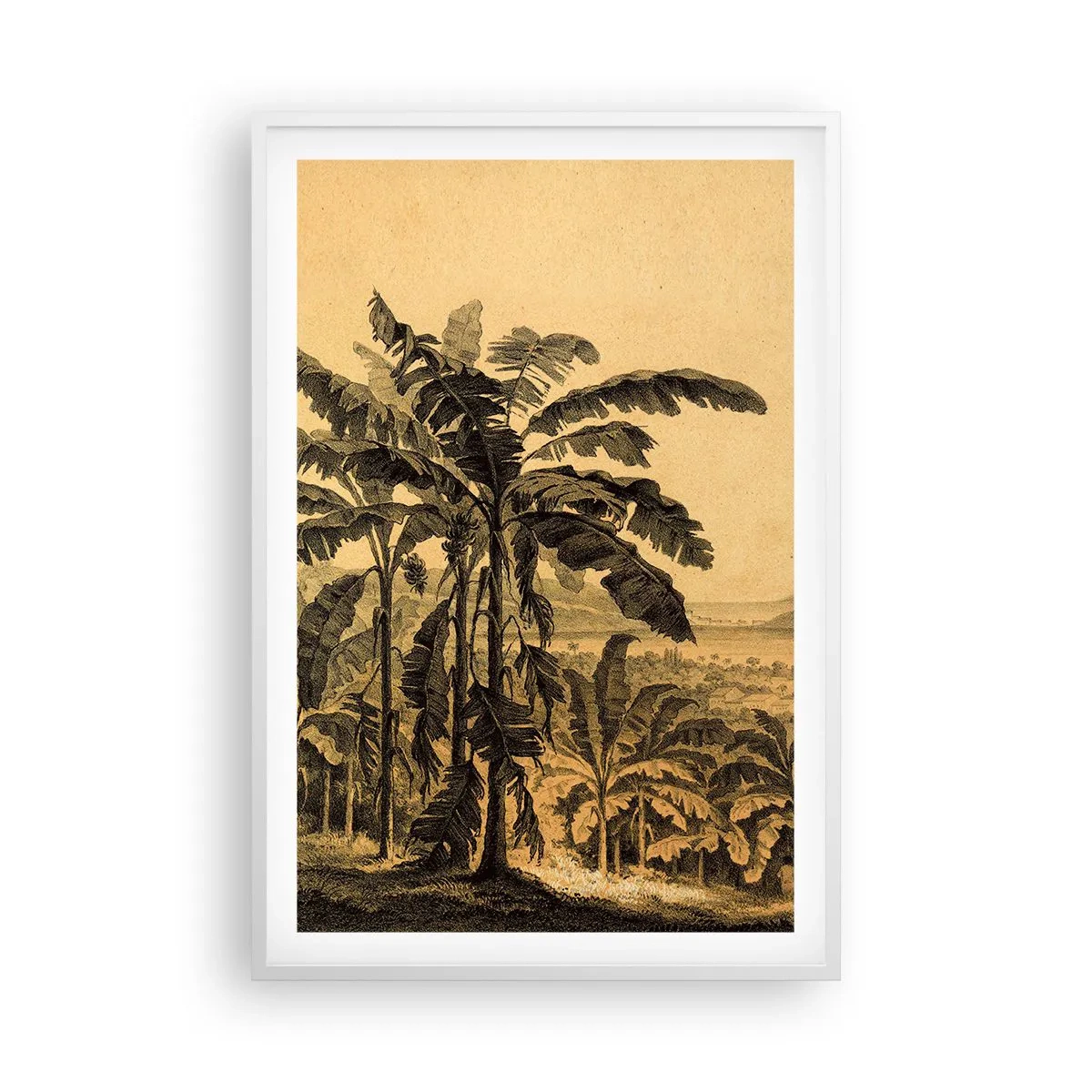 Poszter fekete keretben - Gyarmati klímában - 61x91 cm