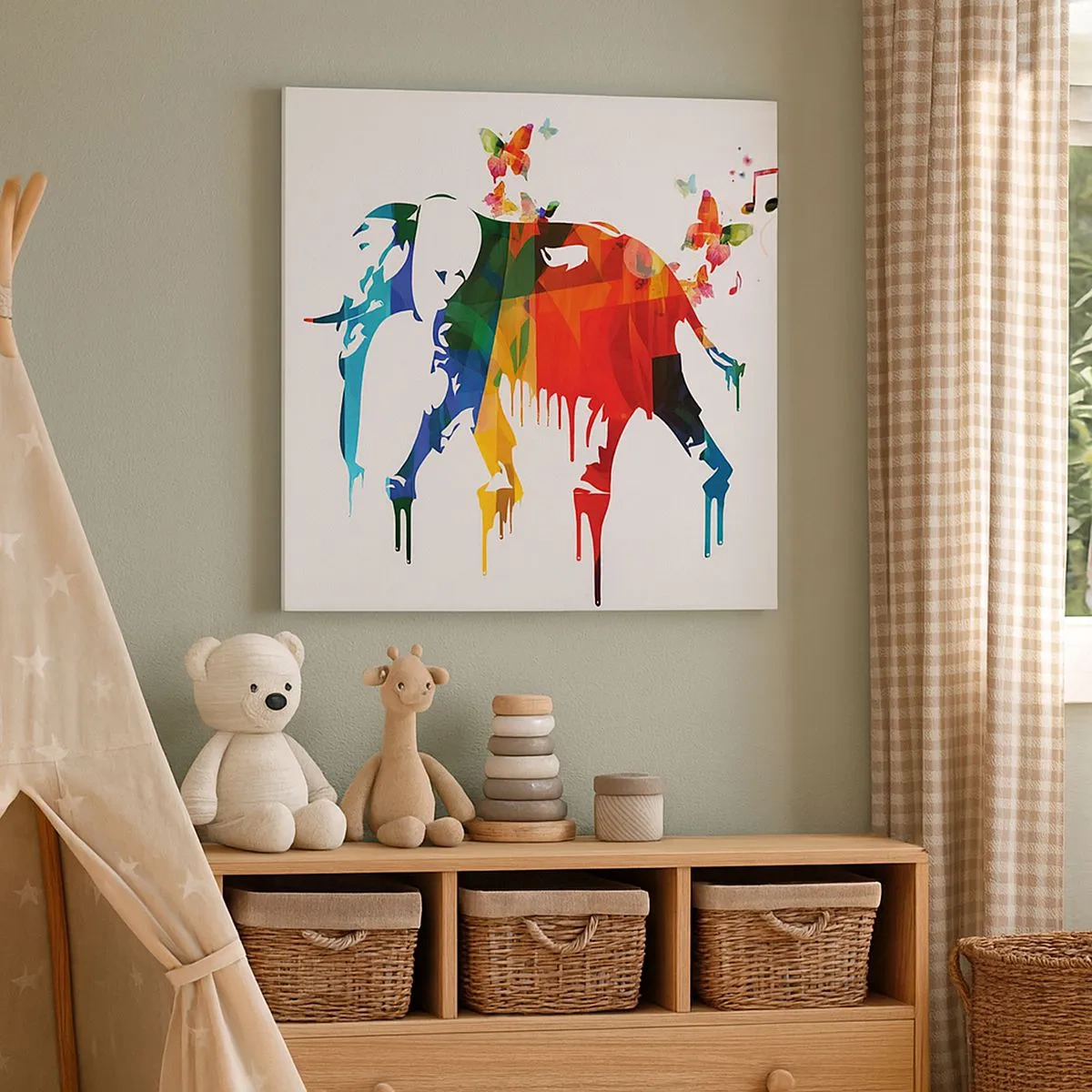 Vászonkép - Bárki tud táncolni - 30x30 cm