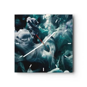 Falióra, Óra - A színek mozgása - 40x40 cm