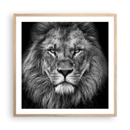 Poszter világos tölgy keretben - Őfelségi palástban - 60x60 cm