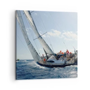 Vászonkép - Győzzön a jobbik - 50x50 cm