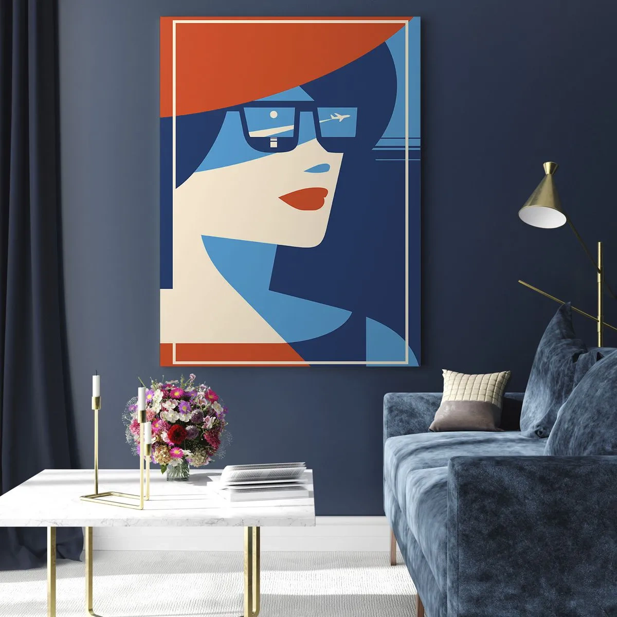 Üveg kép - Nyári utazás - 80x120 cm