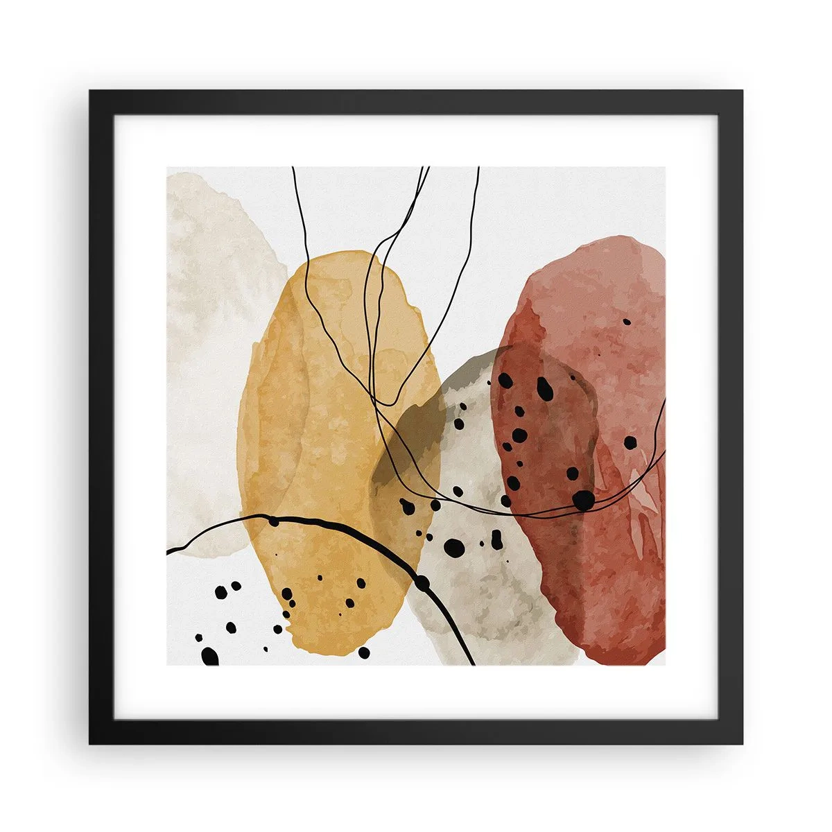 Poszter fehér keretben - Mint a könnyű, friss levegő - 40x40 cm