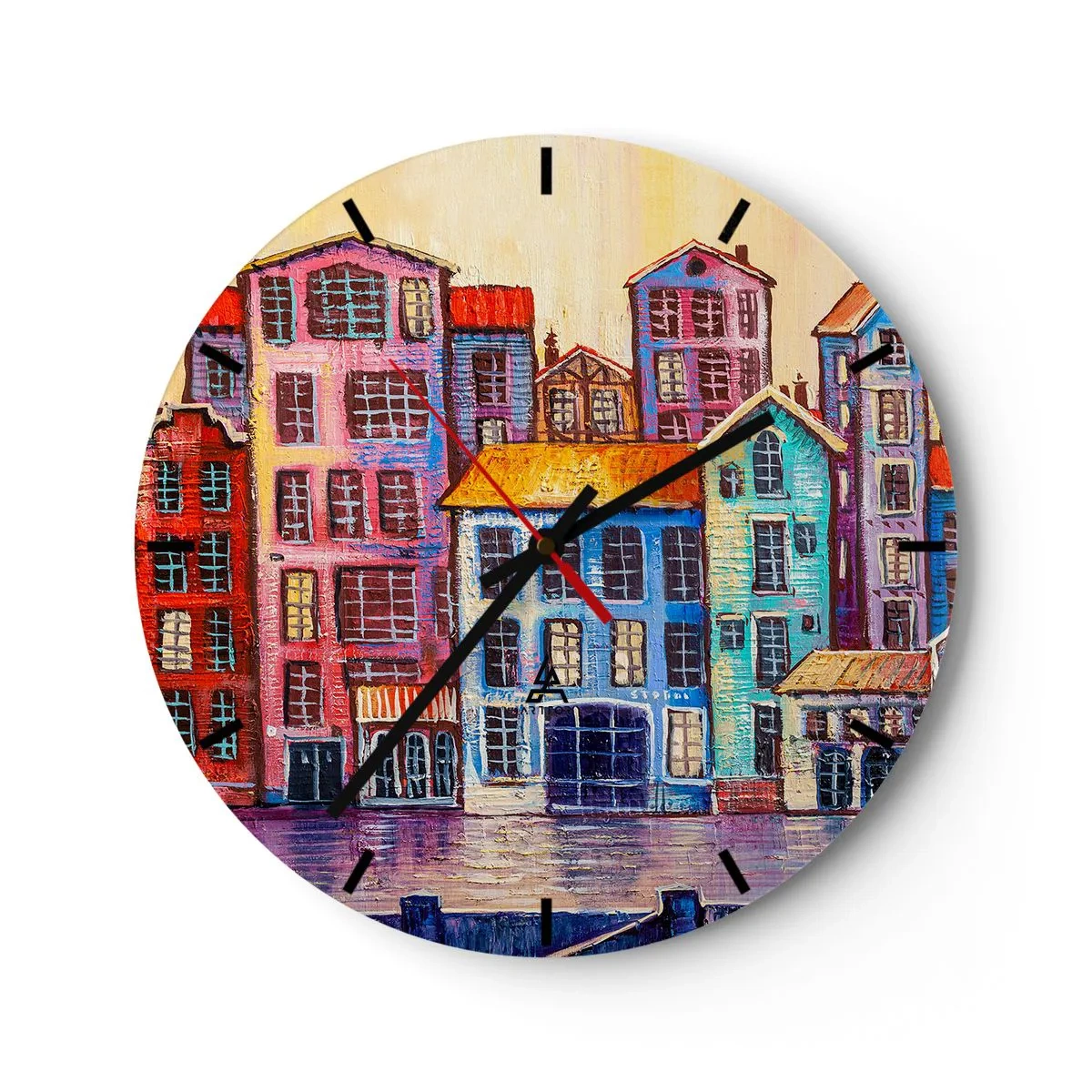 Falióra, Óra - Egy város, mint egy tündérmese - 30x30 cm