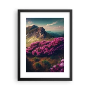 Poszter fehér keretben - Nyár a hegyekben - 30x40 cm
