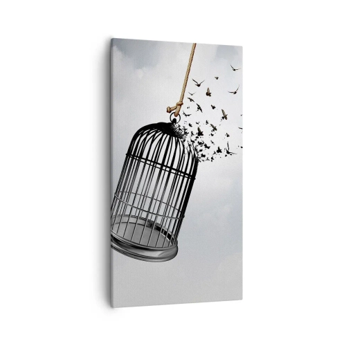 Vászonkép - Hit... Remény... Szabadság! - 55x100 cm