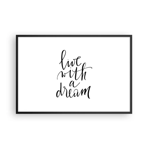 Poszter fehér keretben - Természetesen - 91x61 cm