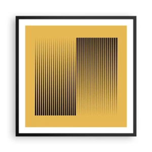 Poszter fehér keretben - Az ellentétek négyzete - 60x60 cm