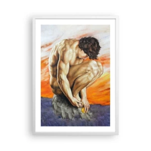 Poszter fekete keretben - Elmerülve önmagában - 50x70 cm