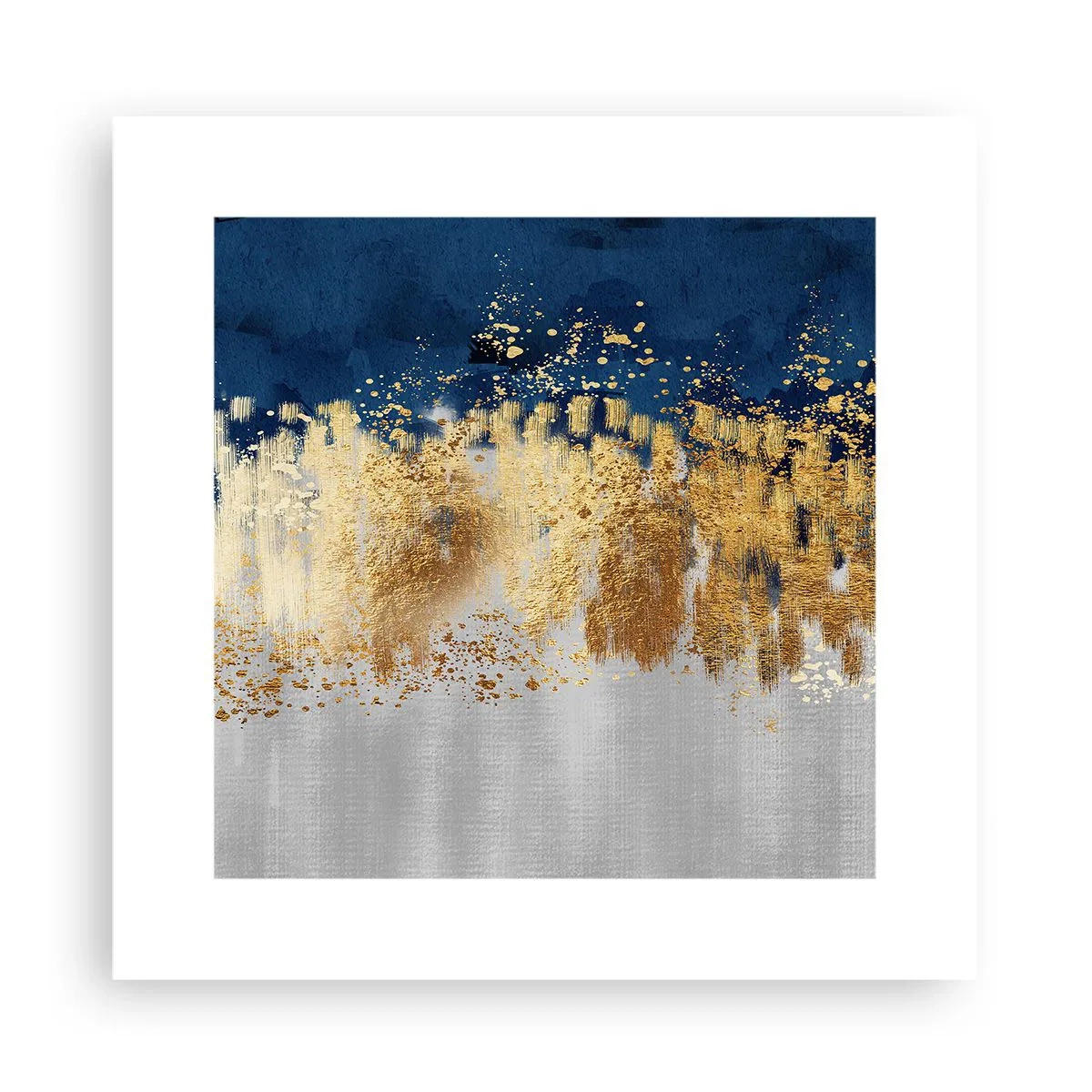Poszter - Modern kompozíció csillogással - 30x30 cm