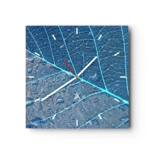 Falióra, Óra - Az élet kékben - 30x30 cm