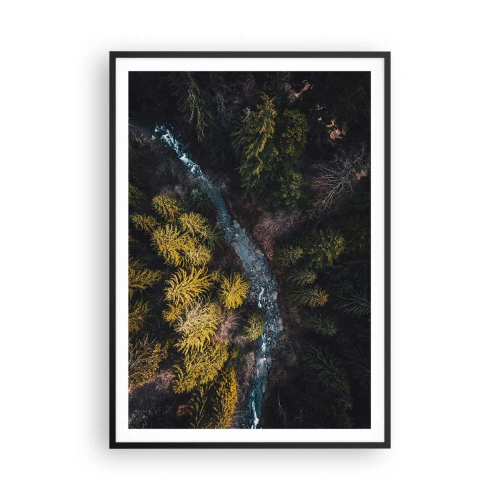 Poszter fehér keretben - Gyorsan, egyre gyorsabban - 70x100 cm