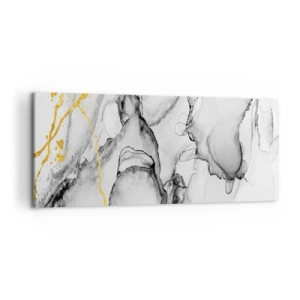 Vászonkép - Arany motívumú kompozíció - 120x50 cm