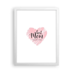 Poszter fekete keretben - Mindig a megfelelő pillanat - 30x40 cm