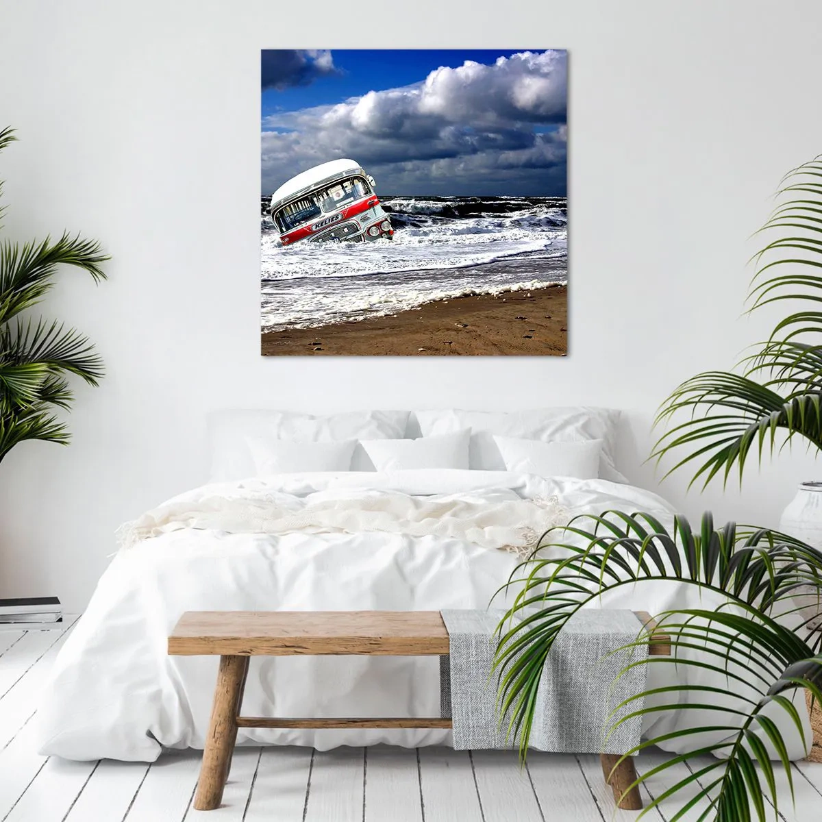 Vászonkép - Min csodálkozol? - 70x70 cm