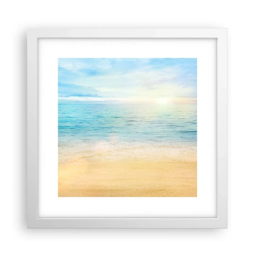 Poszter fekete keretben - Nagy kékség - 30x30 cm