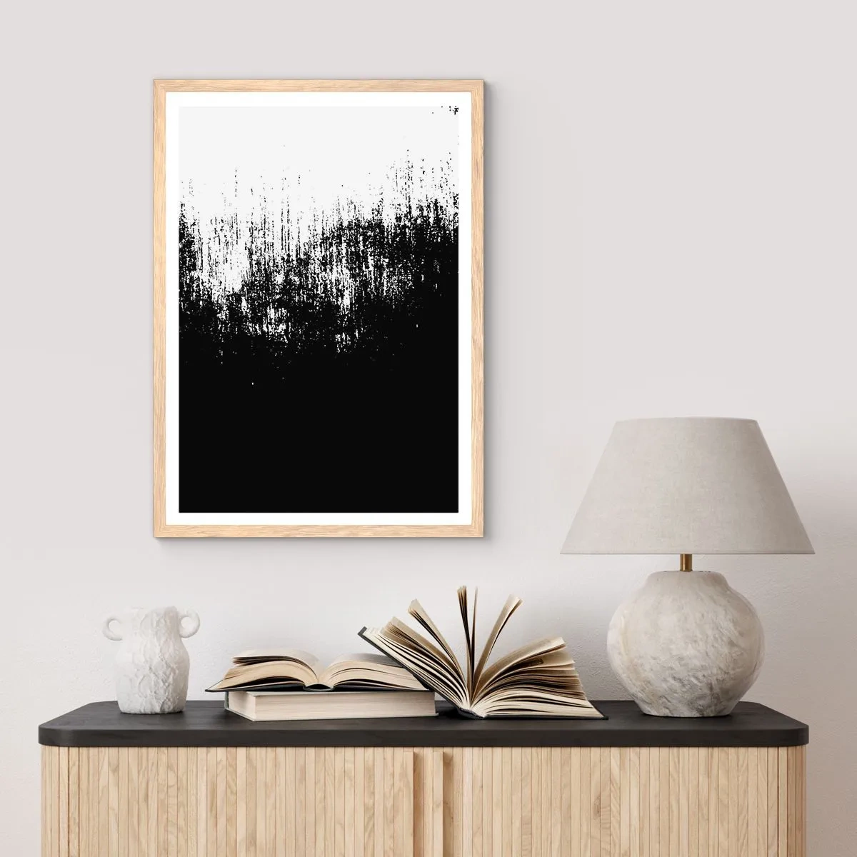 Poszter világos tölgy keretben - És a győztes ... - 70x100 cm