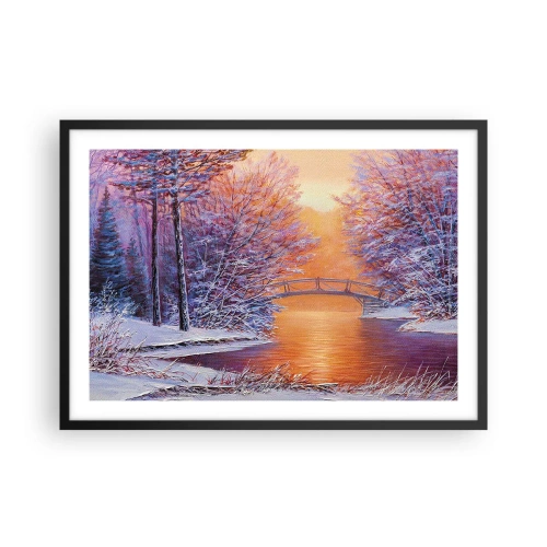 Poszter fehér keretben - Találkozzunk itt - 70x50 cm