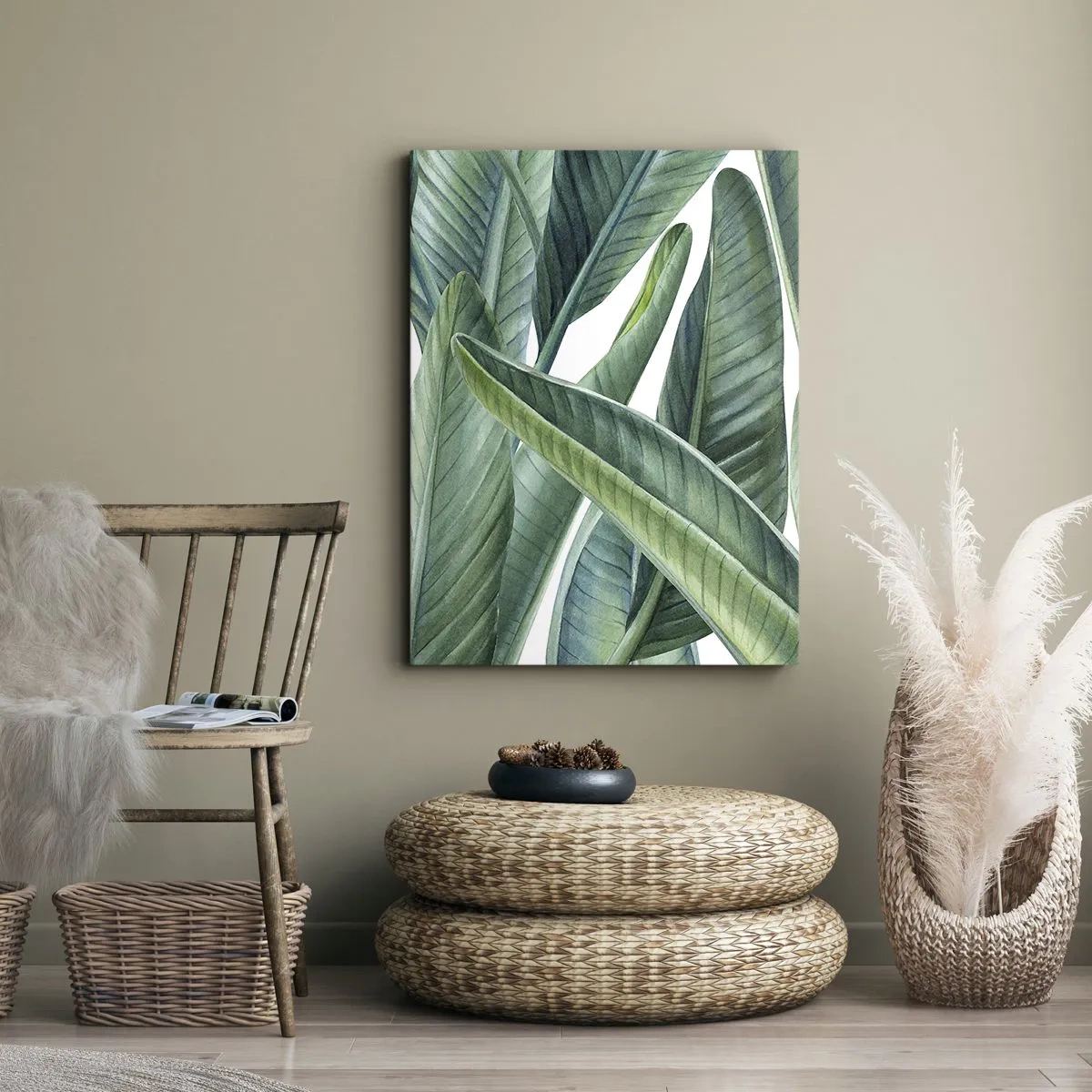 Vászonkép - Zöld önmagában - 50x70 cm