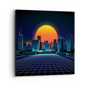 Vászonkép - Még mindig a valóságba akarsz menni? - 40x40 cm