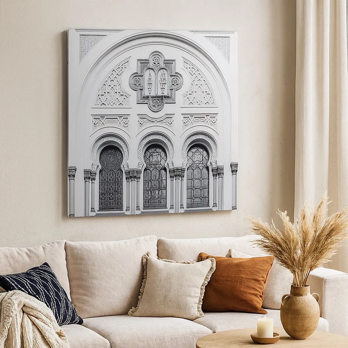 Vászonkép - A kultúrák határán - 30x30 cm