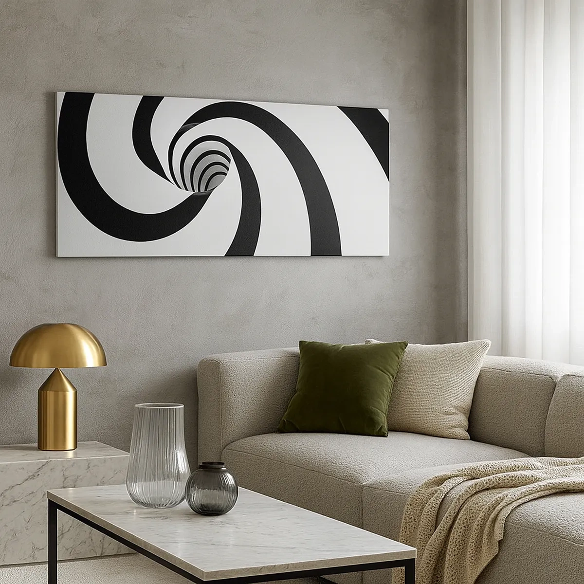 Vászonkép - Engedni az örvénynek? - 30x30 cm