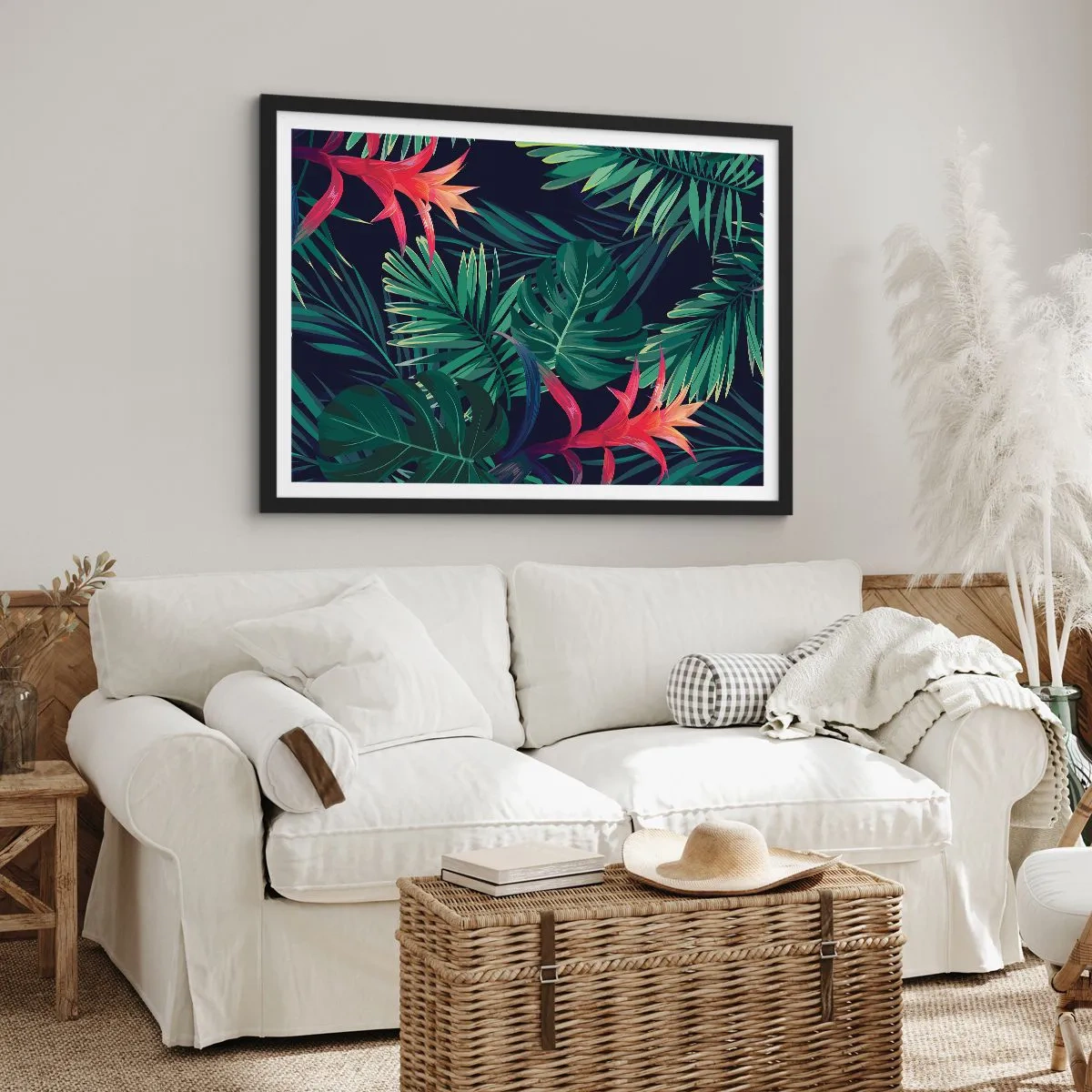 Poszter fehér keretben - Zölden égni - 50x40 cm