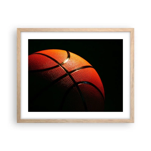 Poszter világos tölgy keretben - Gyönyörű, mint egy bolygó - 50x40 cm