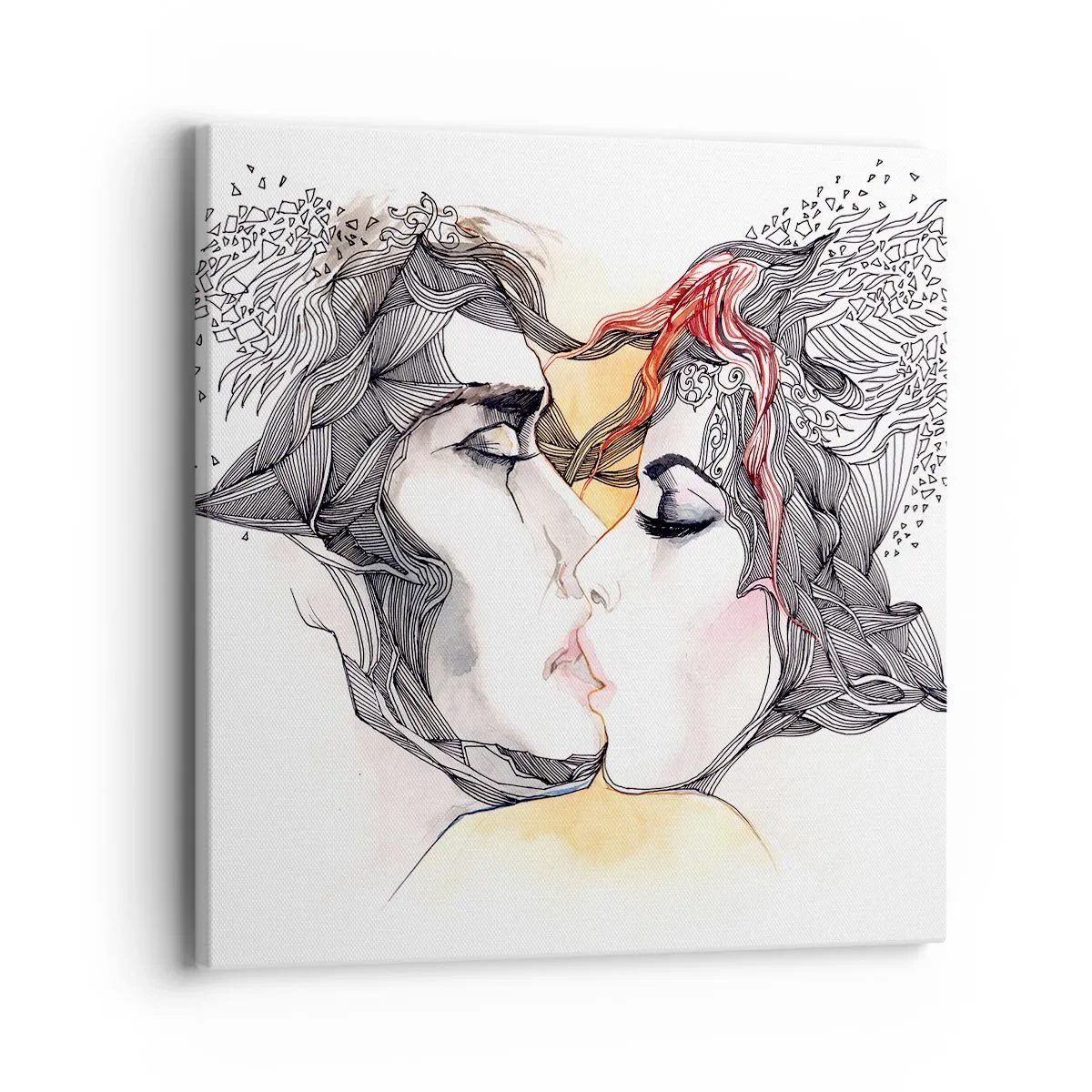 Vászonkép - A világ nem létezik - 40x40 cm