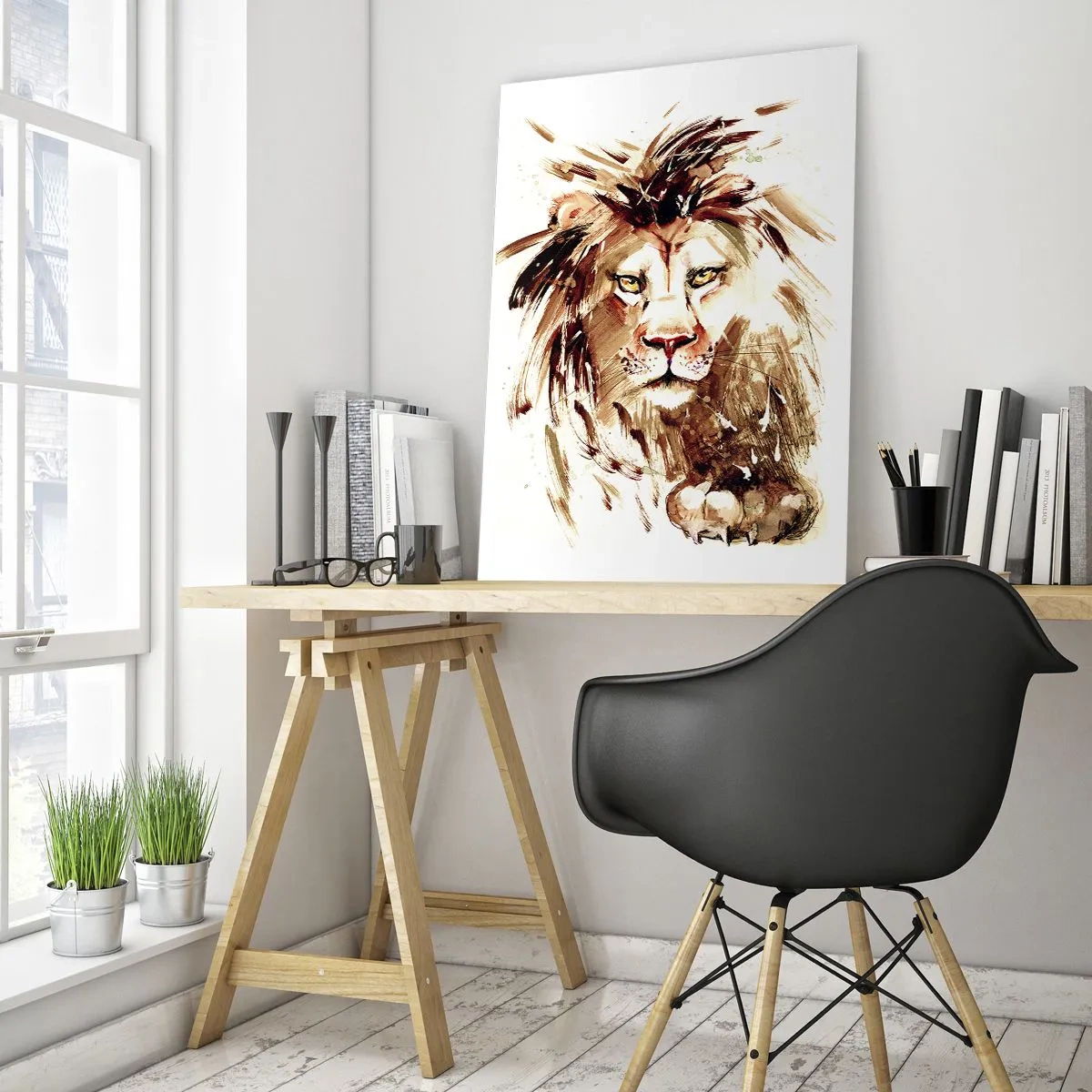 Üveg kép - Erő és méltóság - 50x70 cm