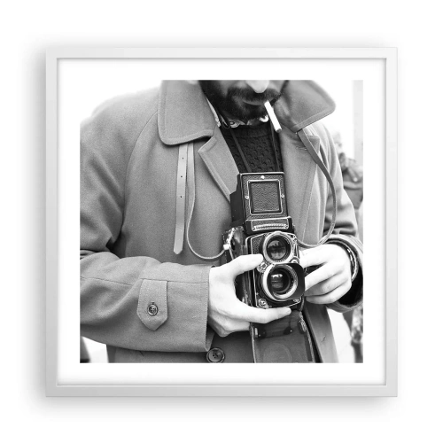 Poszter fekete keretben - Retro stílusban - 50x50 cm