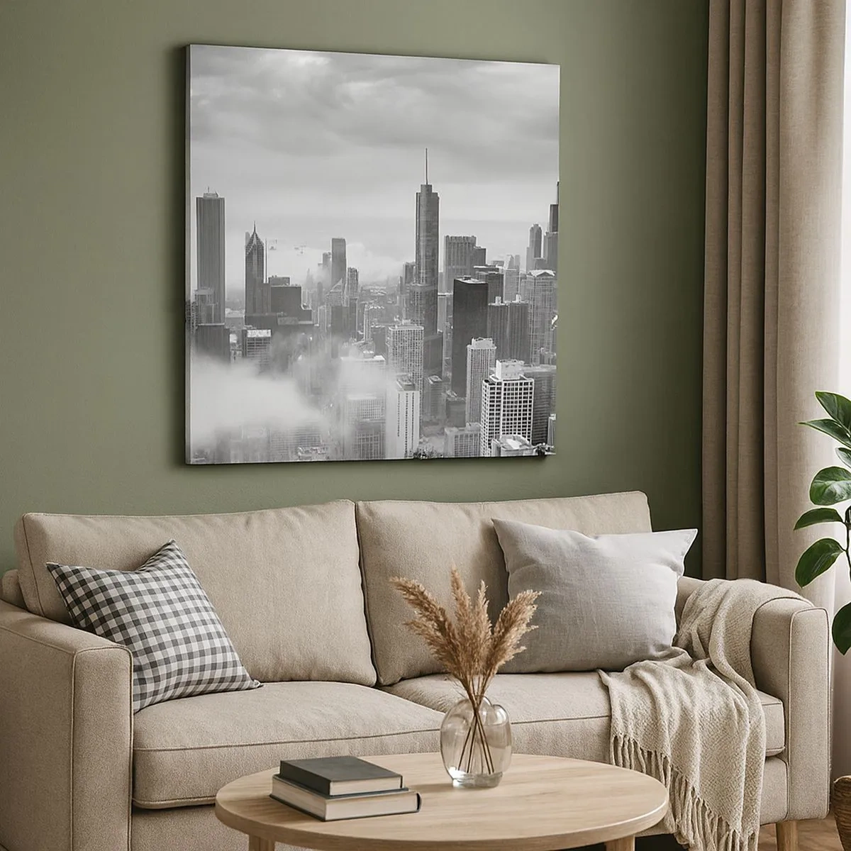 Vászonkép - Amerikai táj - 30x30 cm