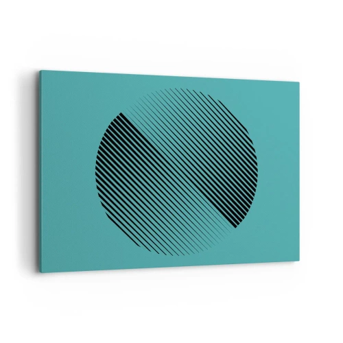 Vászonkép - A kör - egy geometriai variáció - 100x70 cm