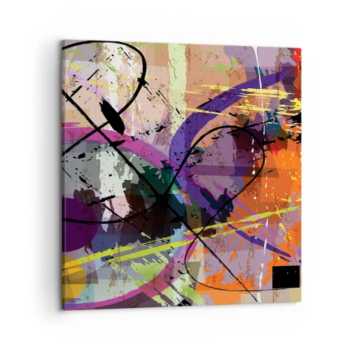 Vászonkép - Mehet egyenesen előre vagy körbe - 50x50 cm