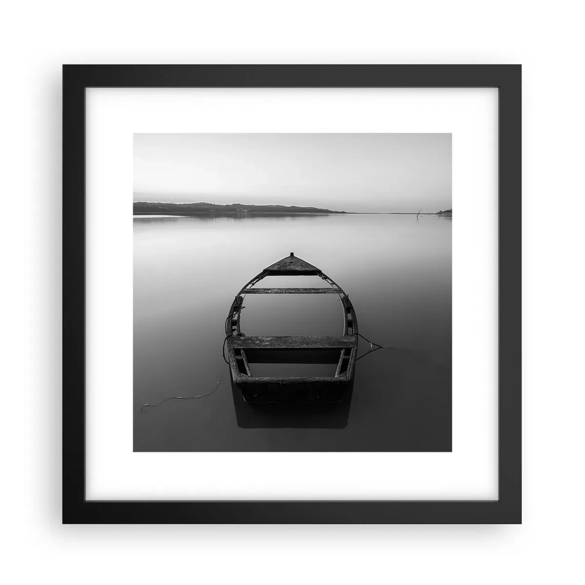 Poszter fehér keretben - Vágyódás és melankólia - 30x30 cm