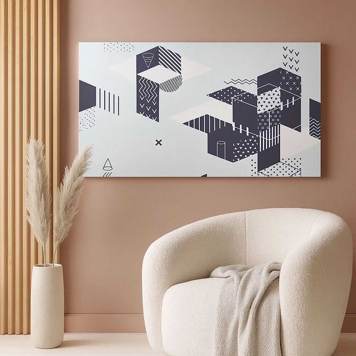 Vászonkép - Lélekben a matematika - 100x40 cm